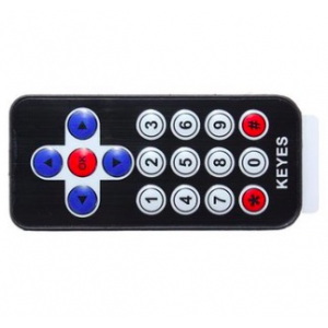 HR0097 Arduino 17key black remote key